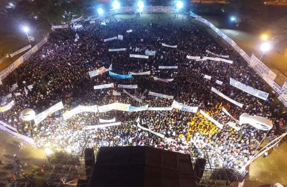 Multitudinario acto del peronismo en Banda del Río Salí