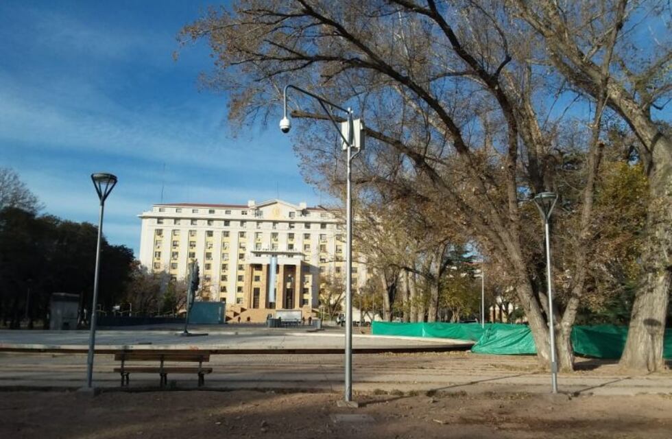 Ahora el Parque Cívico está custodiado por cámaras de seguridad