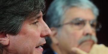 Amado Boudou y Julio de Vido\u002E (DYN)