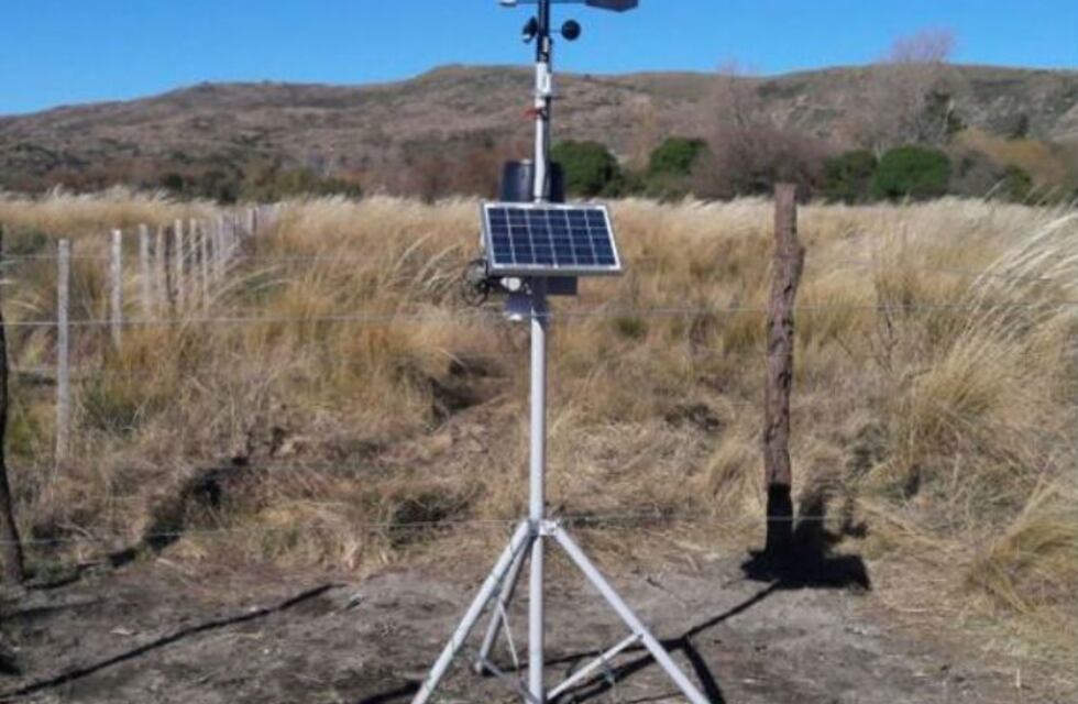 Córdoba habilitó una estación meteorológica para el sector agropecuario en Calamuchita