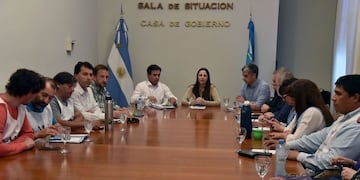 Reunión Gobierno y docentes