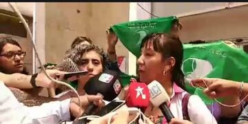 Red de Profesionales por la Salud por el derecho a decidir en conferencia de prensa