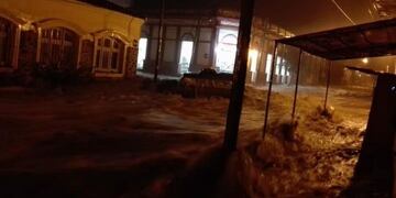 Inundaciones en Rosario de Lerma\u002E (Facebook)