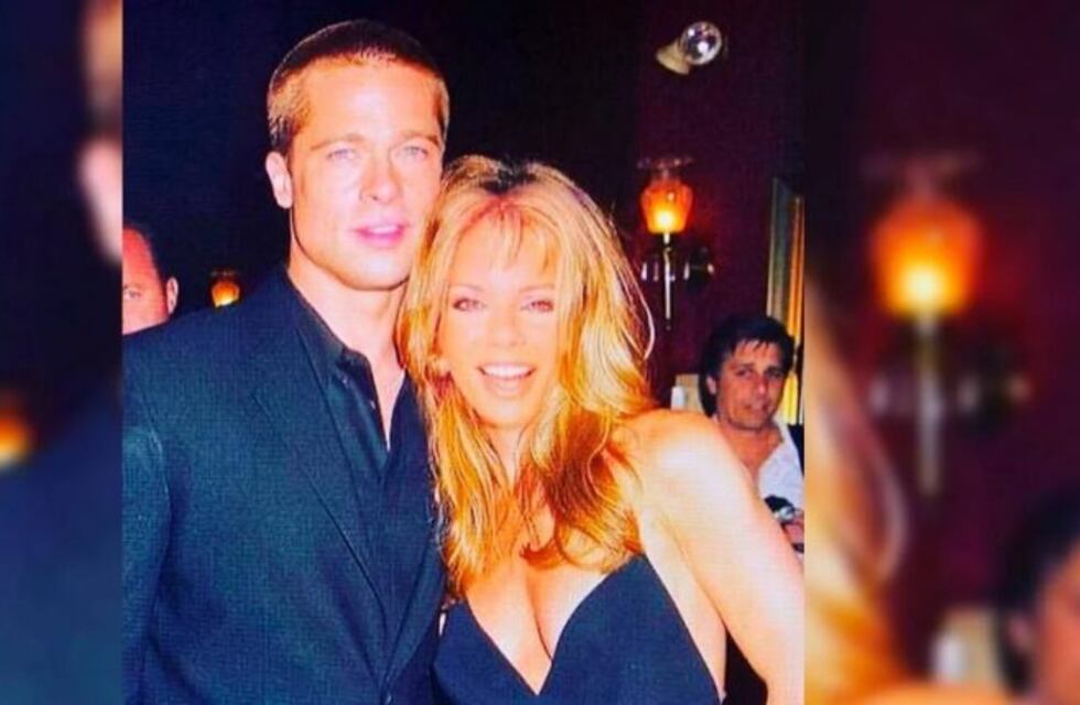 El secreto detrás de la foto de Graciela Alfano con Brad Pitt que se viralizó en las redes