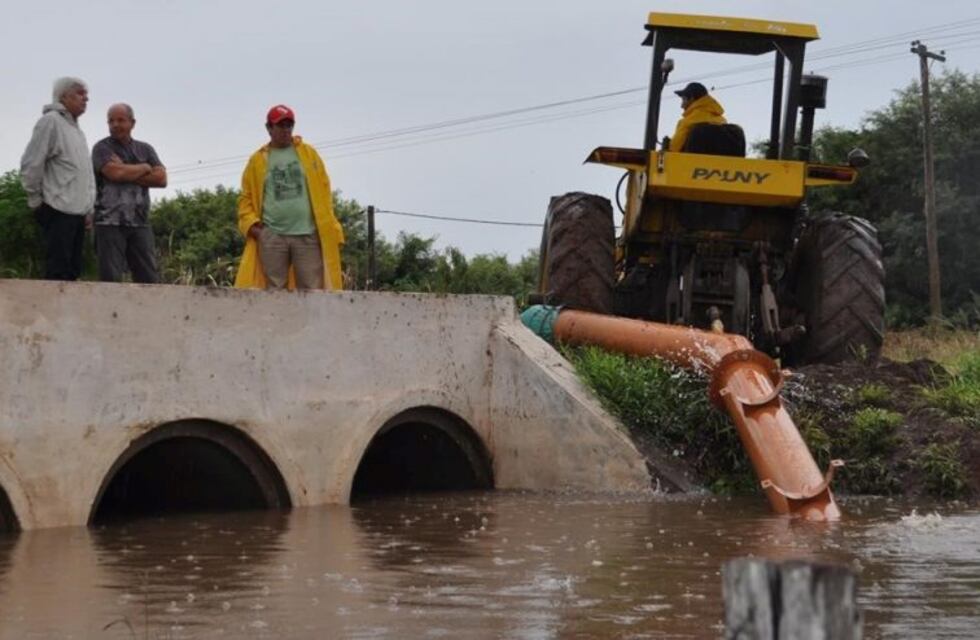 General Pinedo: reportaron 80 evacuados y 397 milímetros de agua