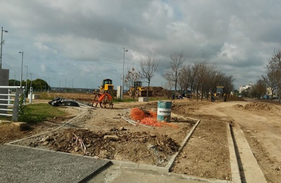 Las obras en la Costanera Alta se encuentran en su tramo final