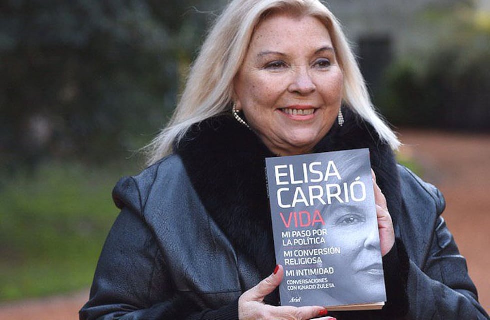 Lilita Carrió llega a Salta a presentar su libro "Vida"