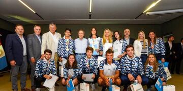 Los cordobeses que integraron la delegación argentina en Buenos Aires 2018 fueron agasajados\u002E