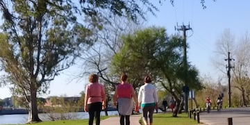 Paseo de la costa - Gualeguaychú. Foto: Vía Gualeguaychú