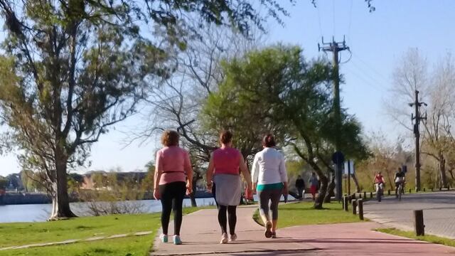Paseo de la costa - Gualeguaychú. Foto: Vía Gualeguaychú