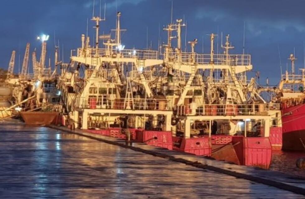 La afluencia de buques pesqueros al puerto de Deseado van en aumento