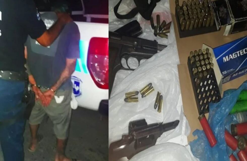 Entró armado a la casa de los vecinos y amenazó con dispararles