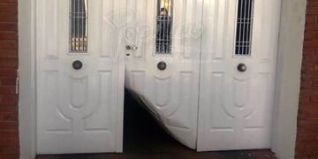 Porton robo san luis