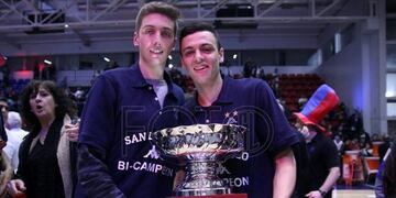 Cristian Cardo integró el plantel de San Lorenzo, campeón de la Liga Nacional\u002E