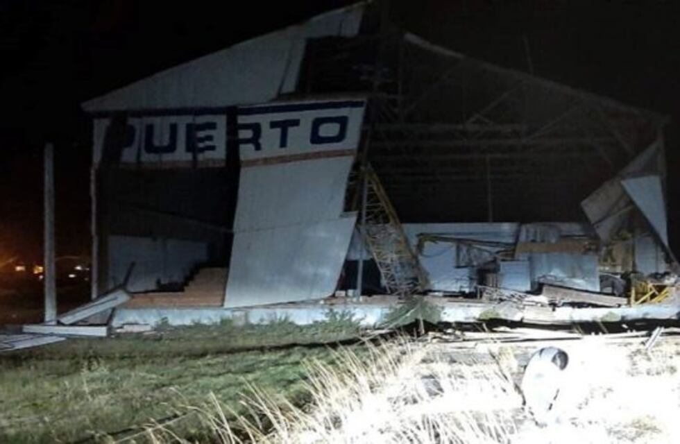 El temporal se hizo sentir en Puerto Rosales