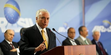 El presidente de Brasil, Michel Temer