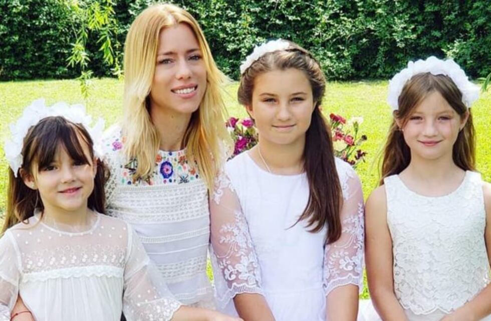 La hija de Nicole Newmann y Fabián Cubero tomó la primera comunión pero su papá se perdió el festejo