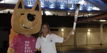 La antorcha de los Juegos Suramericanos de Playa llegó a Rosario\u002E