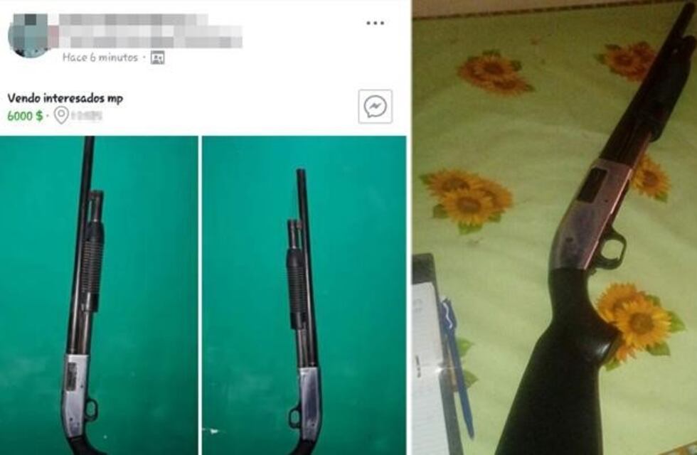 Un sujeto que vendía su arma por Facebook fue atrapado por la Policía