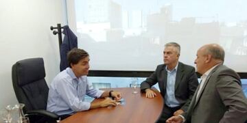 Javier Tizado, Mariano Uset y Guillermo Burgos