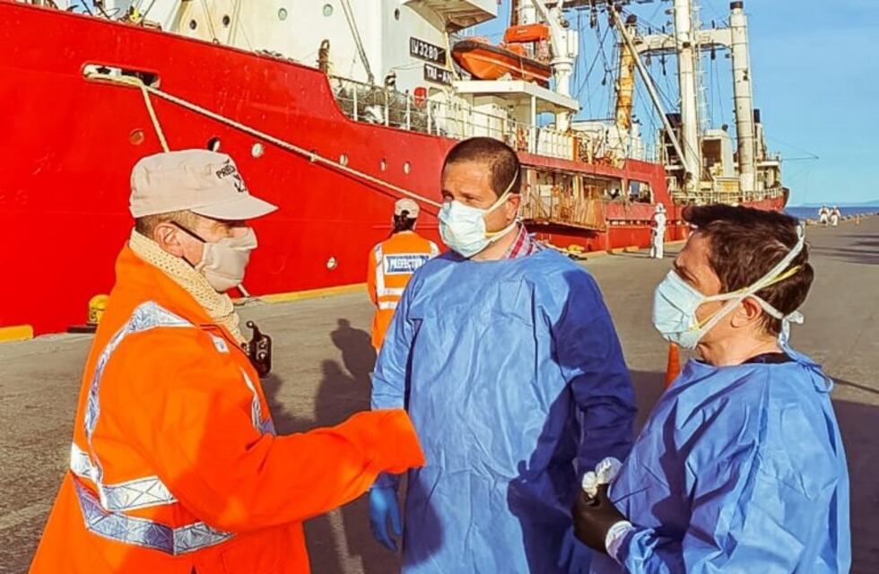 Ushuaia: se detectaron casos positivos de COVID-19 en la tripulación de buque pesquero
