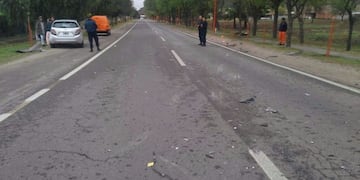 Otro motociclista protagonista de un accidente\u002E