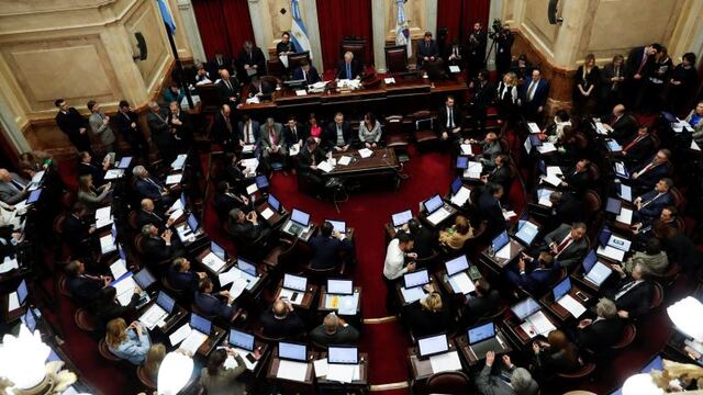 Sesión en el Senado. Foto: EFE/David Fernández