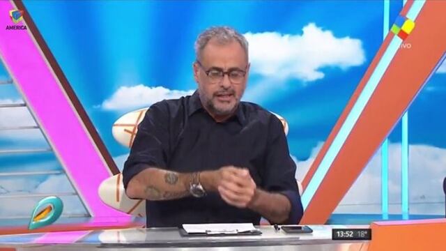 Fuerte cruce entre Jorge Rial y Baby Etchecopar.