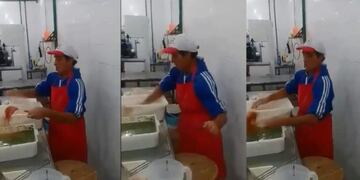 “Tito” Delgado saltó a la fama bailando mientras rebosa las milanesas\u002E (Captura)