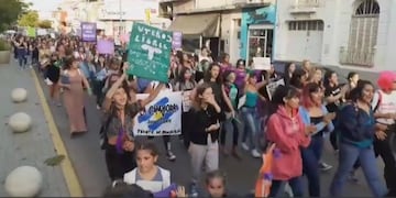 Marcha 8M en Punta Alta