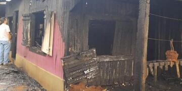 Jardín América: incendió su casa por dormirse con un cigarrillo encendido