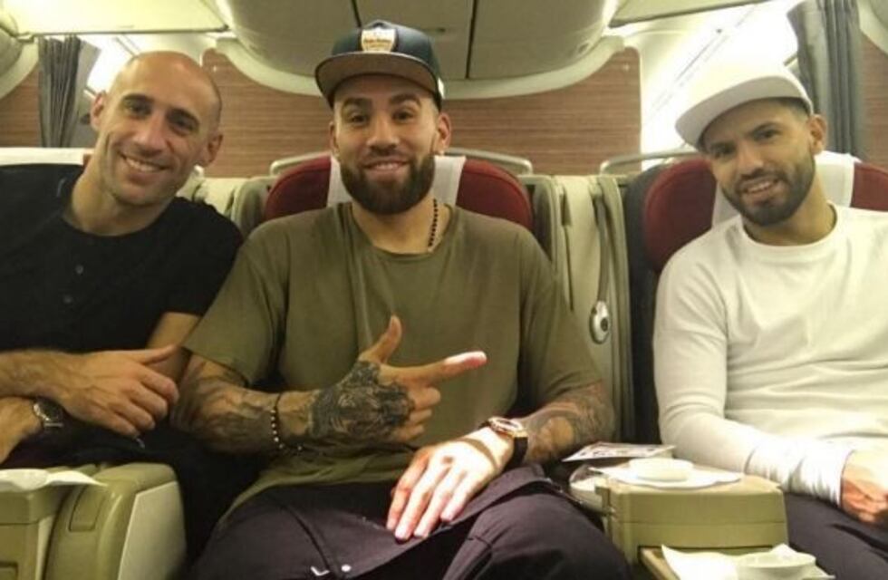 Aguero, Otamendi y Zabaleta se sumaron a la concentración de la Selección en Belo Horizonte