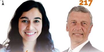 Verónica Sueldo Páez y Juan Amestoy precandidatos por Encuentro Vecinal Córdoba en Alta Gracia (Facebook Encuentro Vecinal Córdoba - Alta Gracia)\u002E