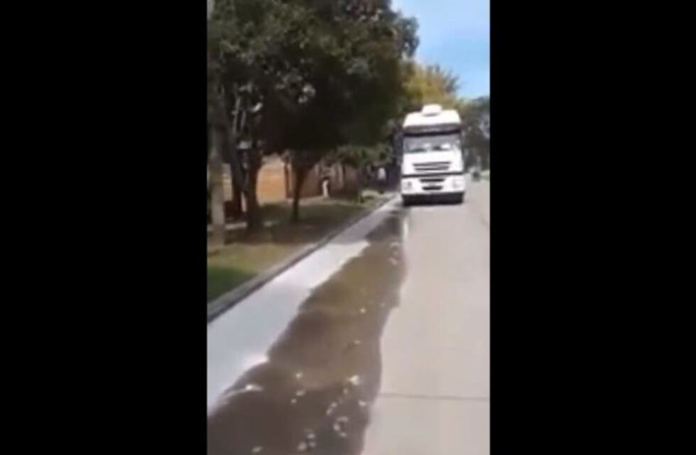 Volcó un camión de cervezas y en pocos minutos se llevaron todo