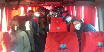 Finalmente llegaron a Corrientes los embarcadizos\u002E