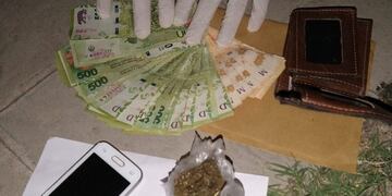 Huyó y lo atraparon con droga