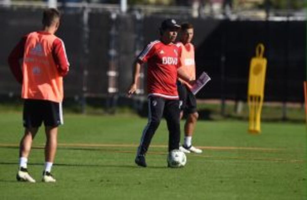 River realizó su primer entrenamiento con plantel completo en Orlando