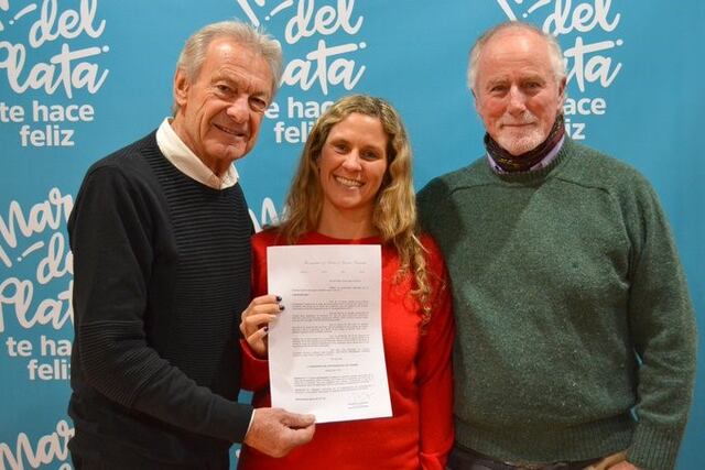 Catalina Giaccaglia, nadadora marplatense