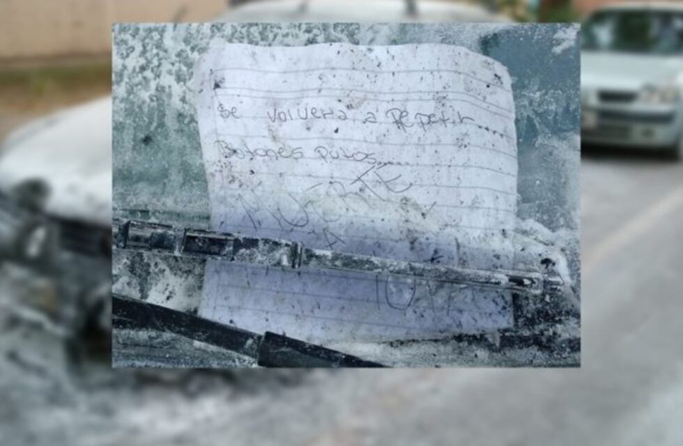 "Muerte a la yuta", el mensaje que dejaron en el auto de una empleada judicial