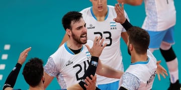 La Selección Argentina de vóley subió un puesto y quedó sexta en el ranking mundial\u002E (AP)