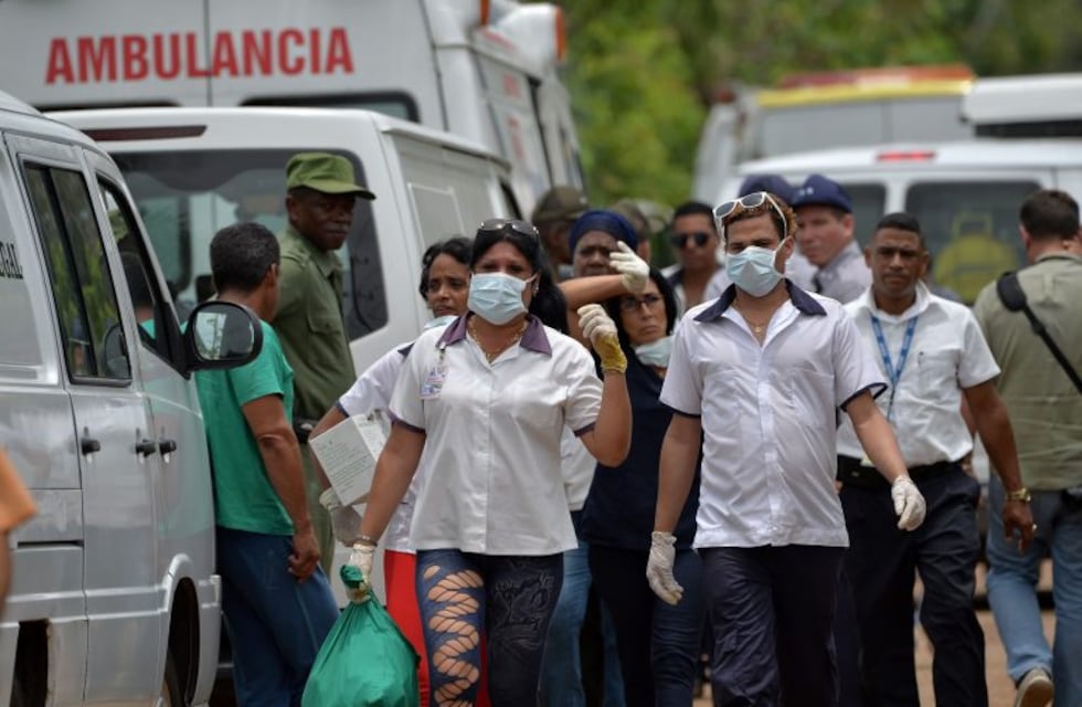 Accidente aéreo en Cuba: las fotos del rescate