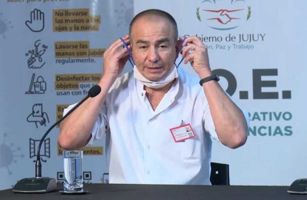 Otro llamado de atención del COE, por el mal uso del barbijo en Jujuy