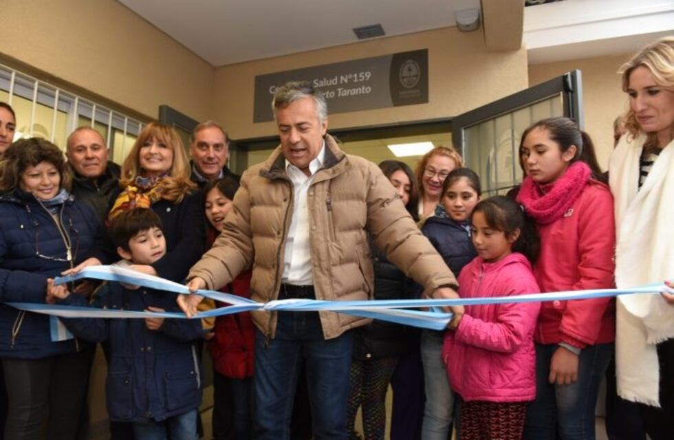 Cornejo inauguró el centro de salud Humberto Taranto