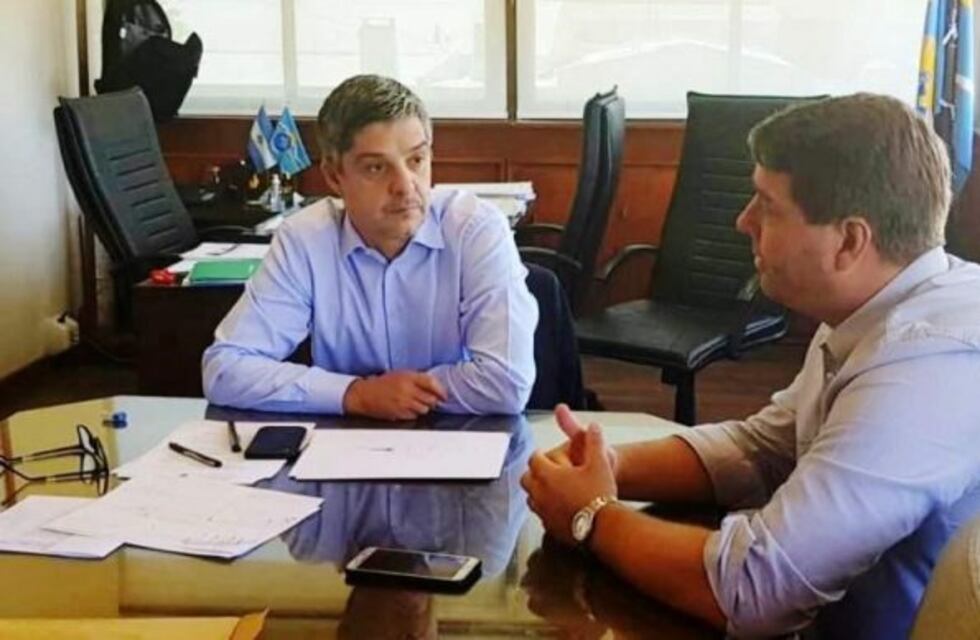Aguilera recibió al Intendente electo de Rawson