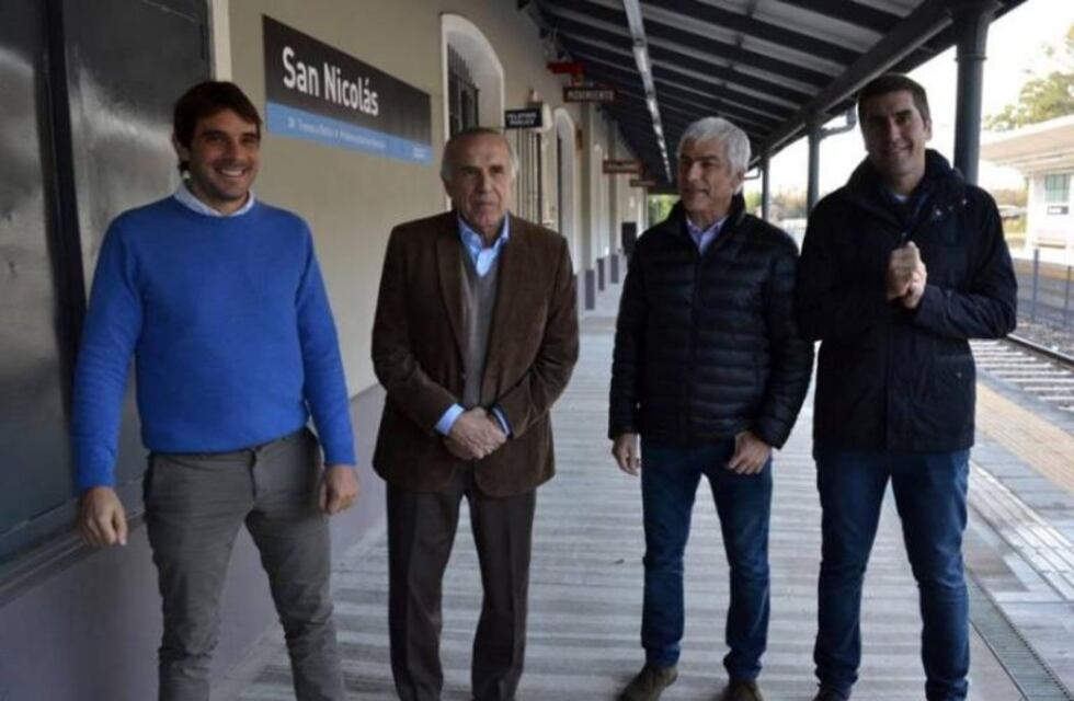 Con presencia de funcionarios nacionales y provinciales, se reinauguró la estación de trenes de San Nicolás