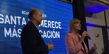 Perotti y Rodenas se mostraron juntos en Santa Fe\u002E (@JGiaccaglia)