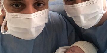 Mauro y Guillermo pudieron ser papás a pesar de la pandemia (Villa María VIVO)