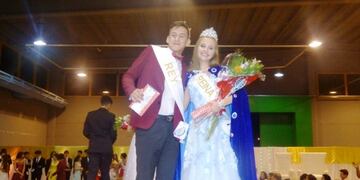 La reina electa es María José Alcaraz, del Instituto San Alberto Magno, y el rey Sebastián Díaz, de la Comercio N° 18\u002E
