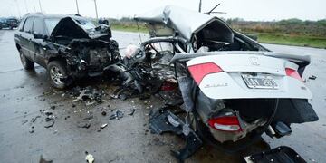 La maniobra incluyó un toque previo a la colisión\u002E