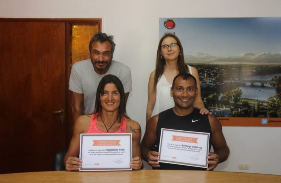 Carlos Paz: dos deportistas locales fueron reconocidos por la Municipalidad